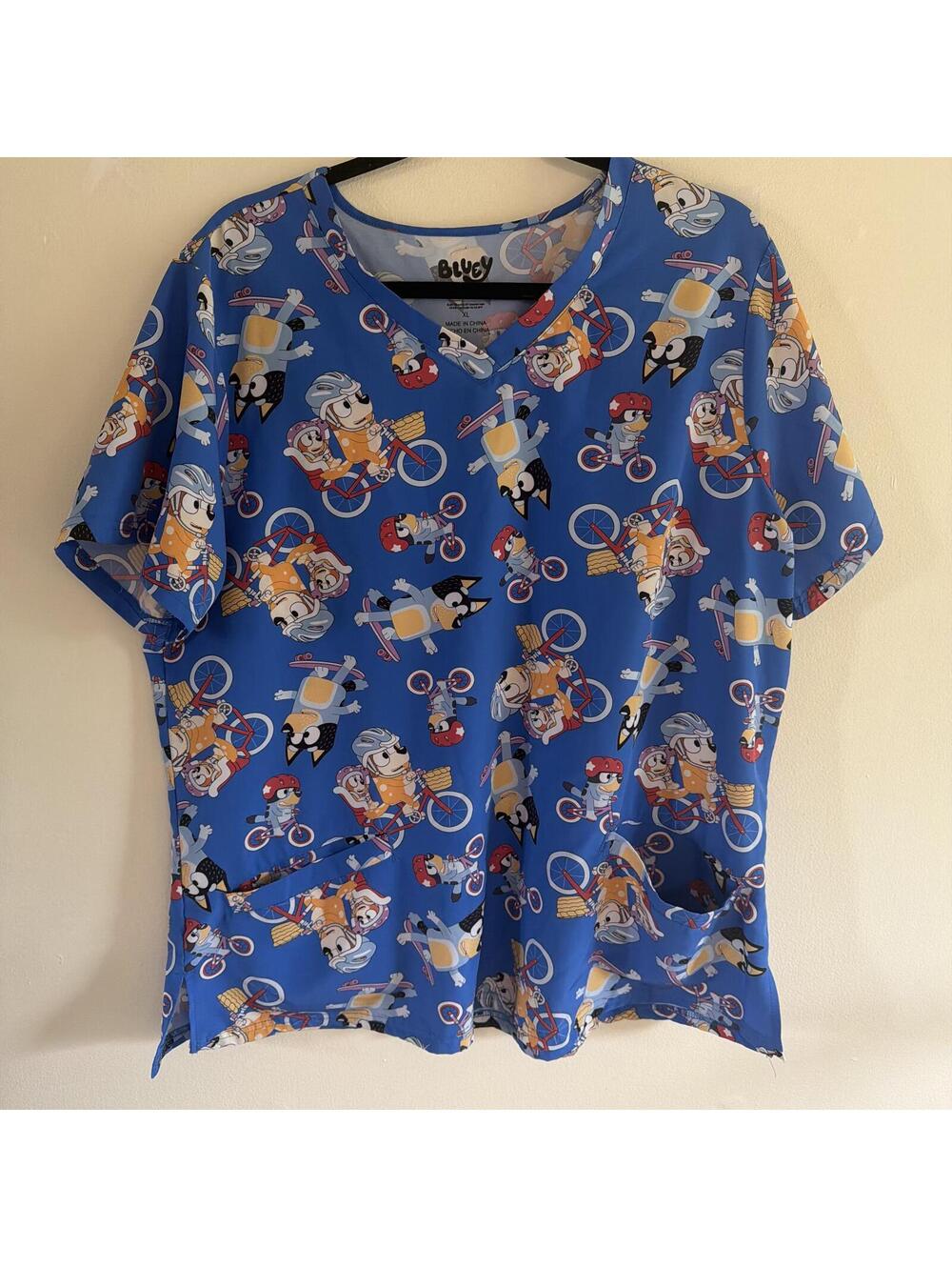 Bluey Scub Top Size XL